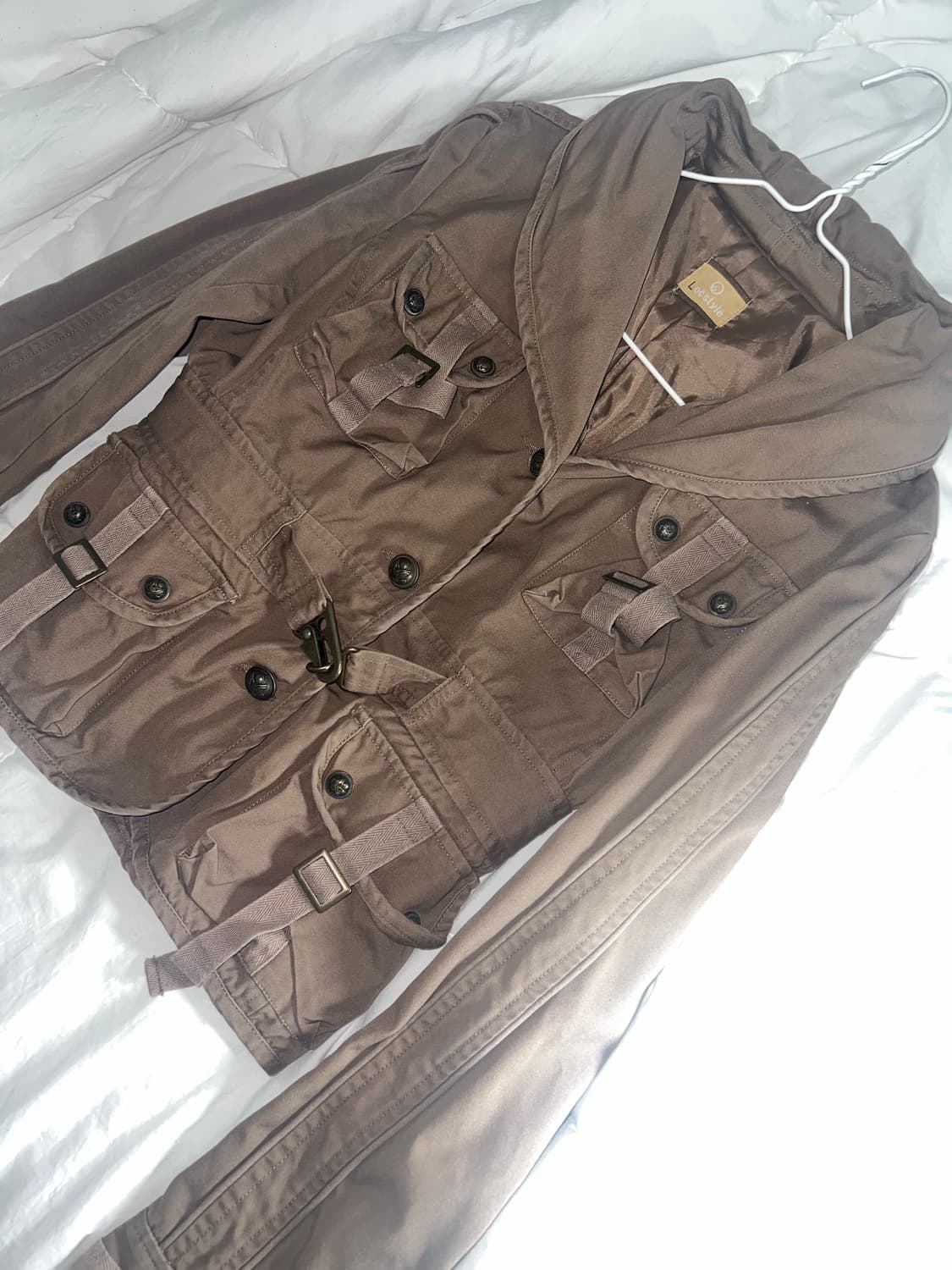 Y2k 브라운 빈티지 자켓 상품이미지3