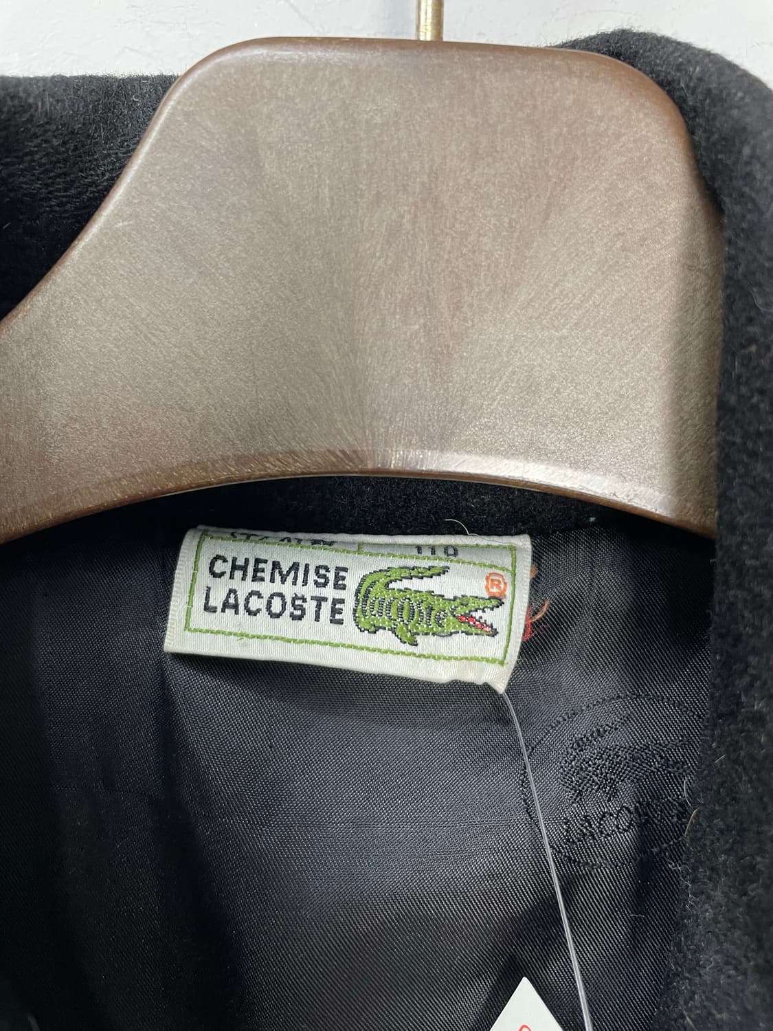 라코스테 블랙 울 봄버 블루종 자켓 H955 상품이미지5