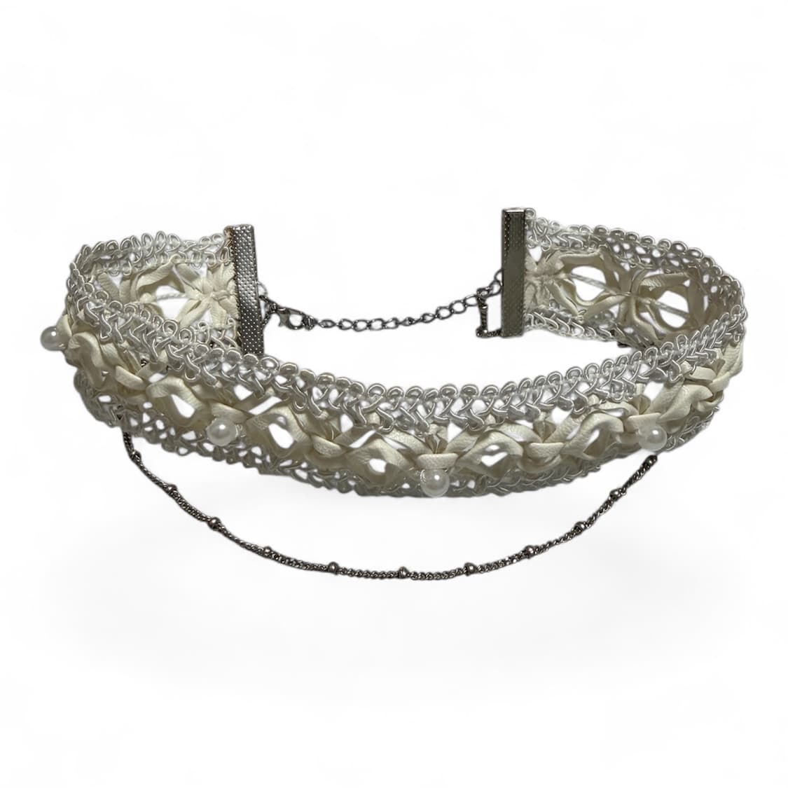 ivory laced remnant choker 상품이미지2