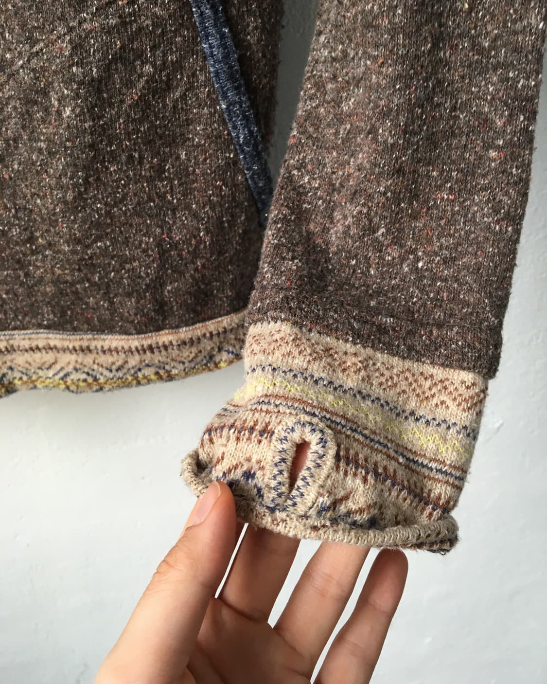 Ethnic mood knit cardigan 상품이미지5