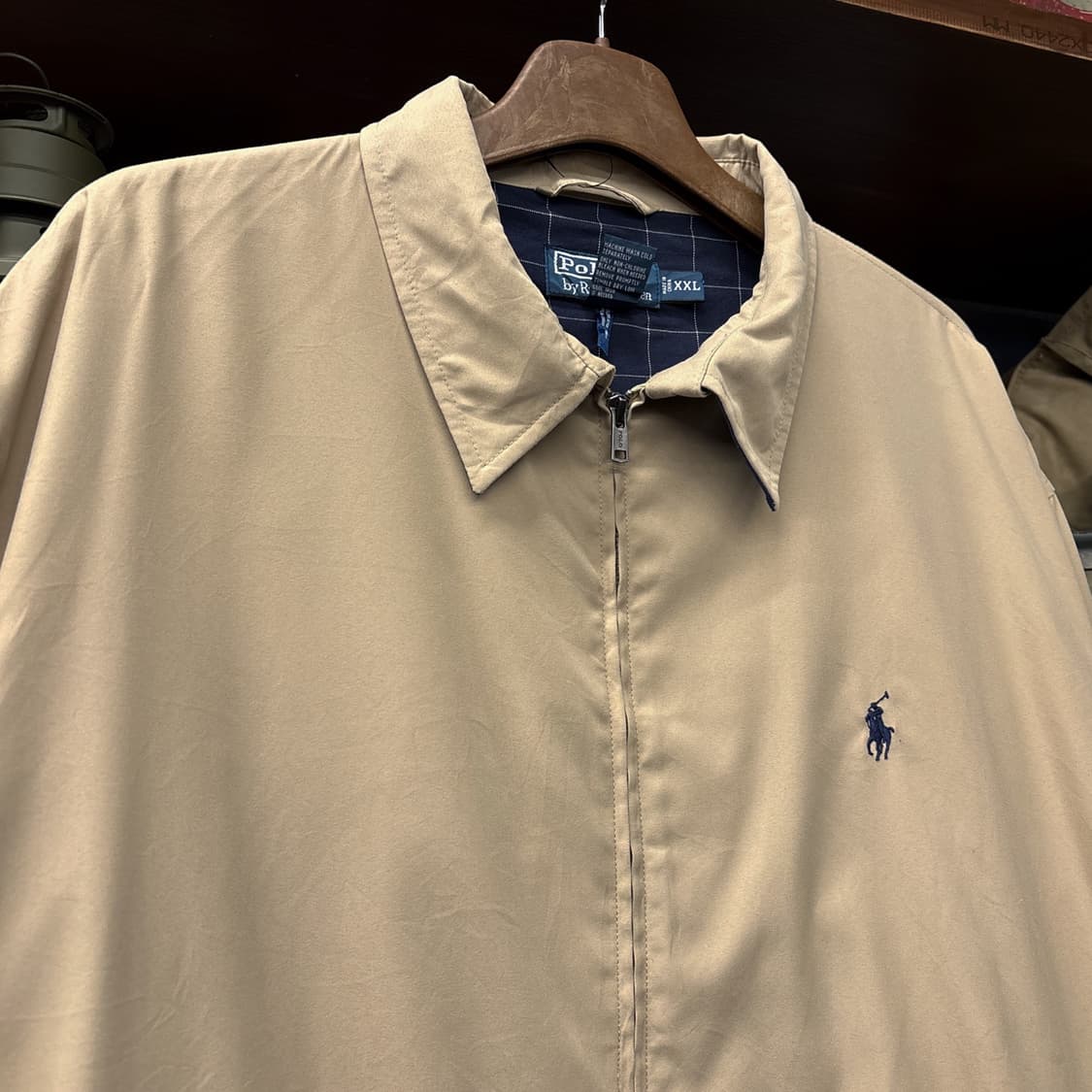 00s 폴로 랄프로렌  윈도우체크 라이닝 폴리쉘 바이스윙자켓 N828 상품이미지3