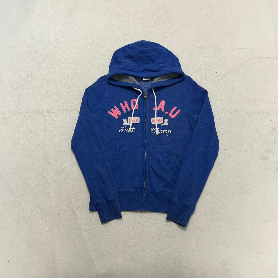 Who.A.U Blue Zip Hoodie 상품이미지4