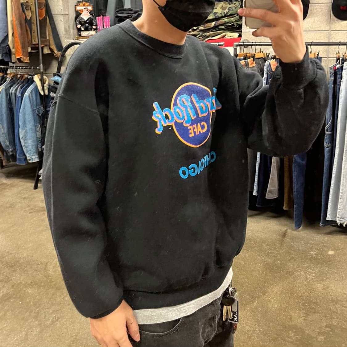 90s 하드락카페 스웻셔츠 (105) 상품이미지7