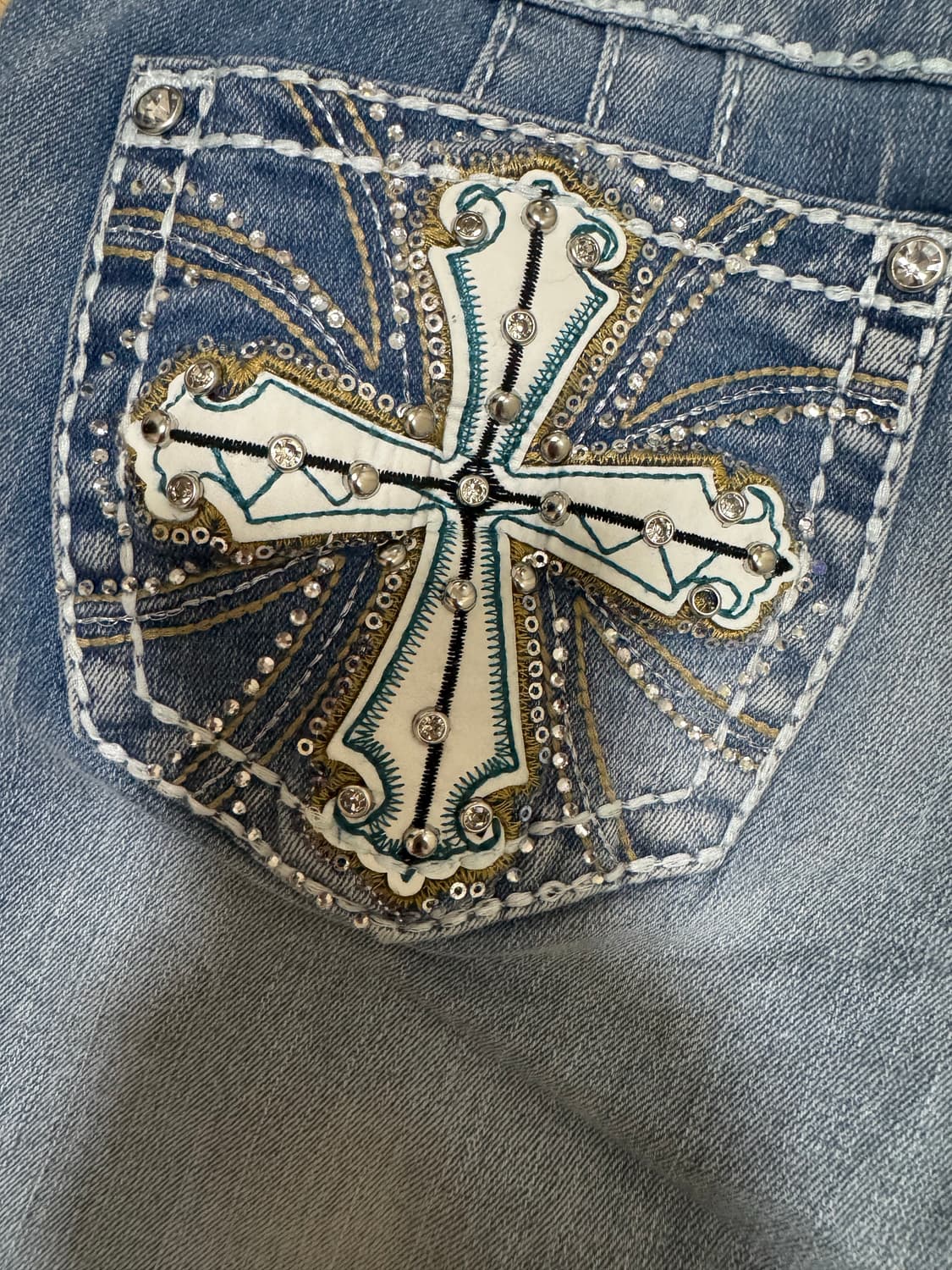 로우라이즈 y2k 부츠컷 청바지 상품이미지3