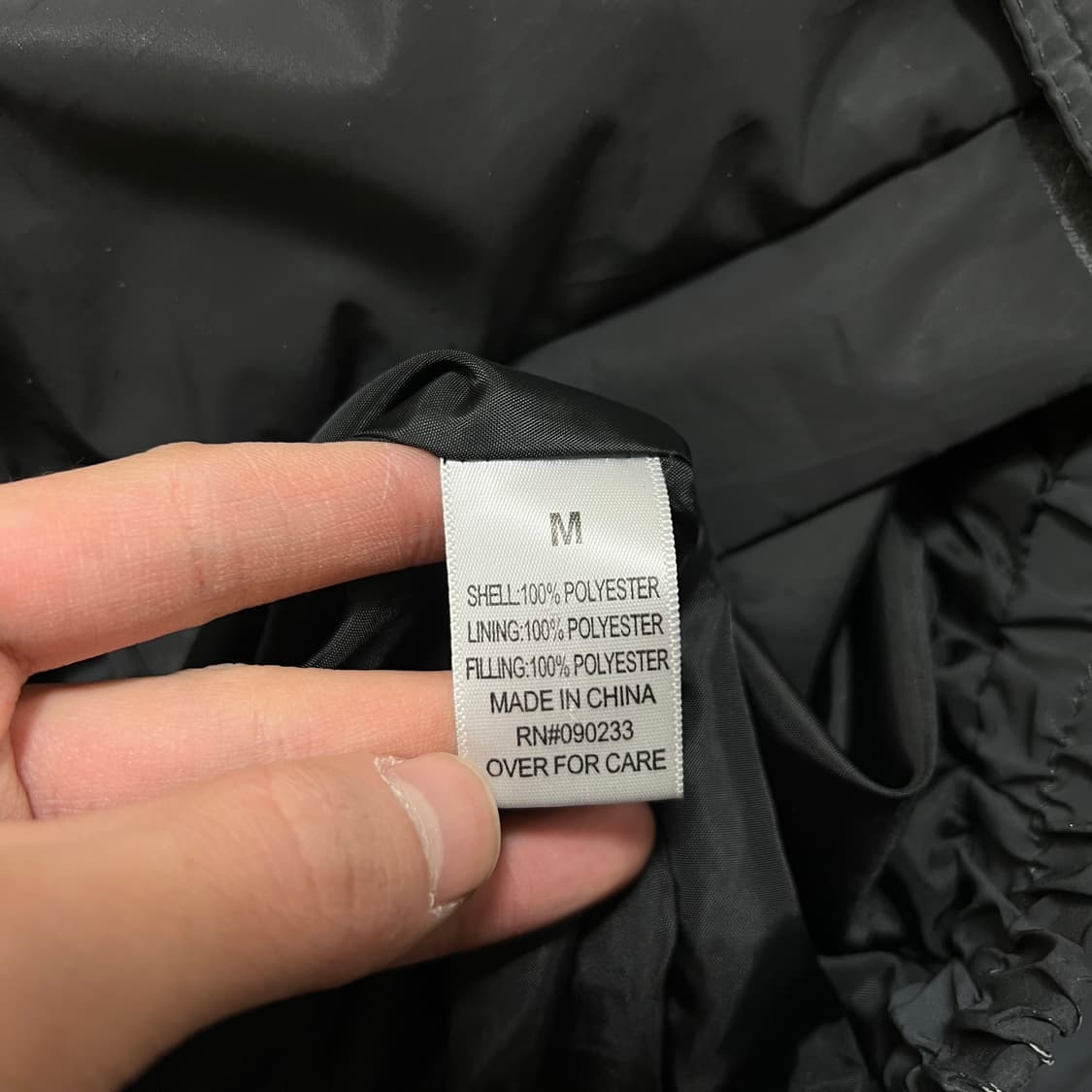 피어오브갓 에센셜 리플렉티브 스탠드넥 푸퍼패딩 점퍼 [그레이] M/95 상품이미지6