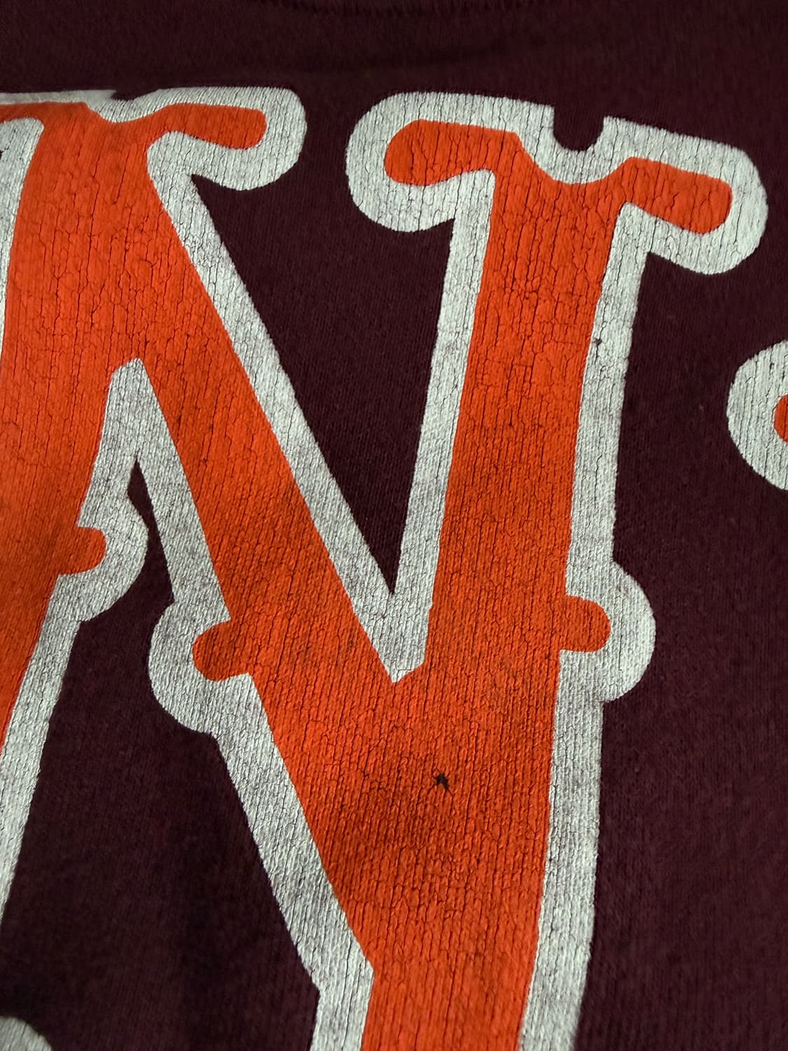 캐피탈 30 플리스 빅 스웨트셔츠 버건디 상품이미지4