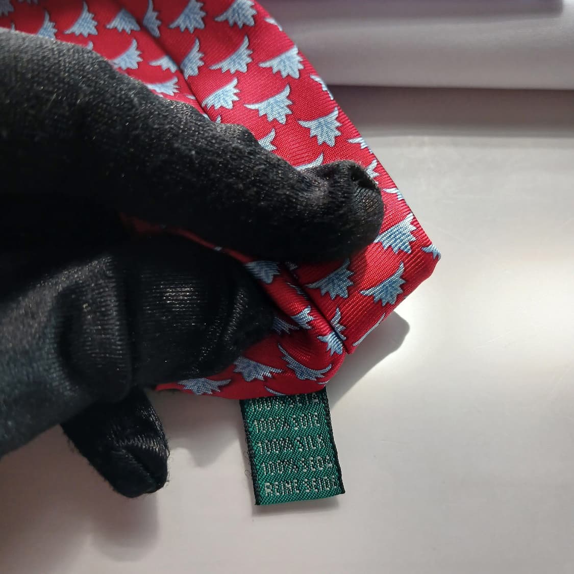 앤드류스타이 실크 레드 패턴 넥타이 10.2cm A+등급 A18292
 상품이미지8