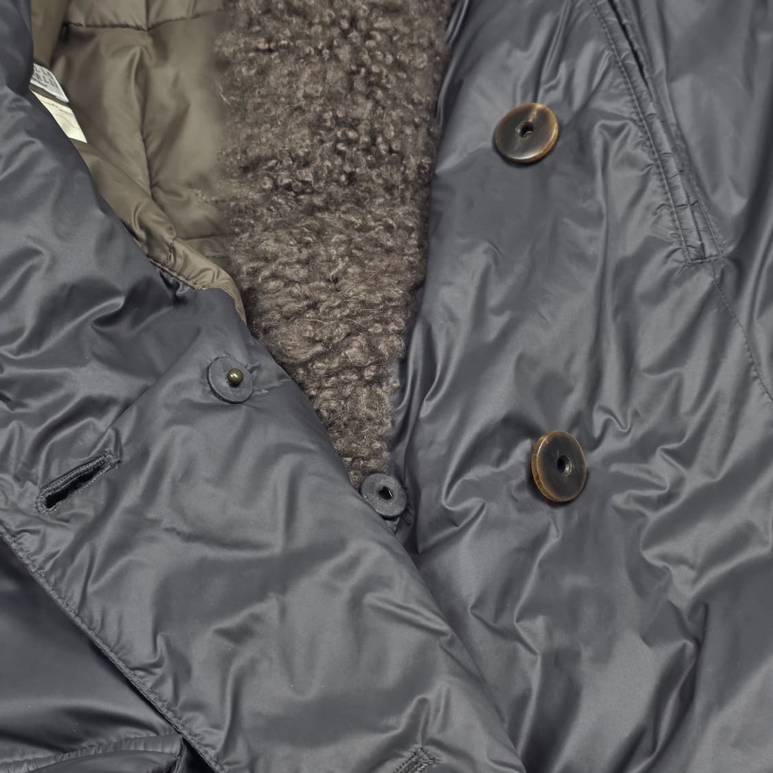 브루넬로 쿠치넬리 여성 캐시미어 퍼 구스다운 패딩코트 상품이미지3