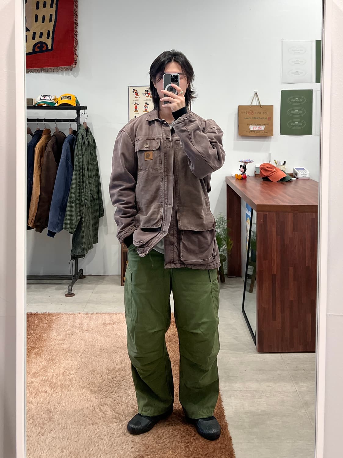 Carhartt 칼하트 덕 캔버스 워크 필드 코트 상품이미지2