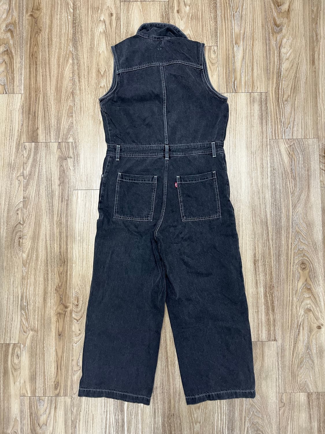 리바이스 슬리브리스 데님 점프수트 M 상품이미지7