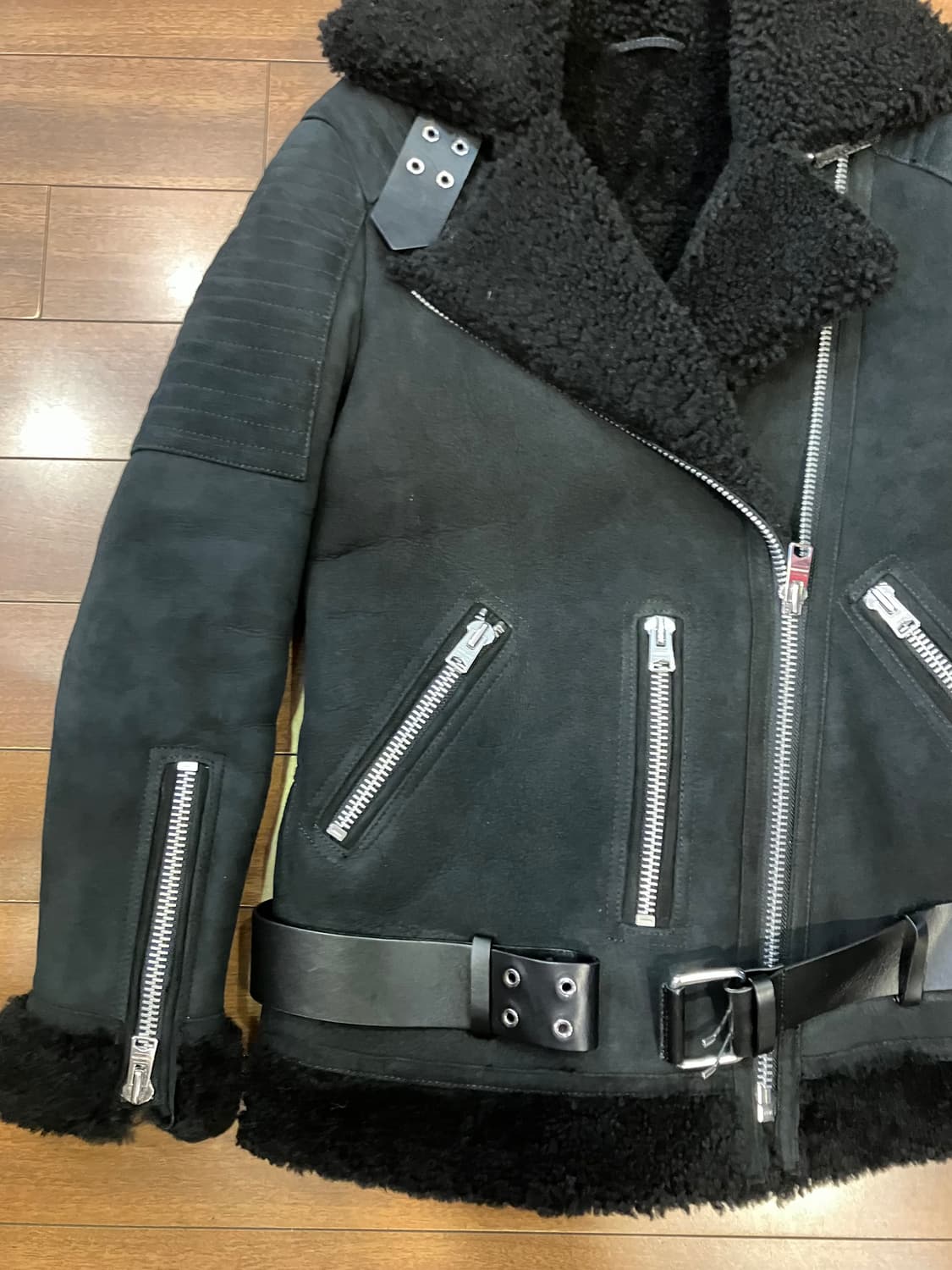 올세인츠 시어링 무스탕자켓  상품이미지5