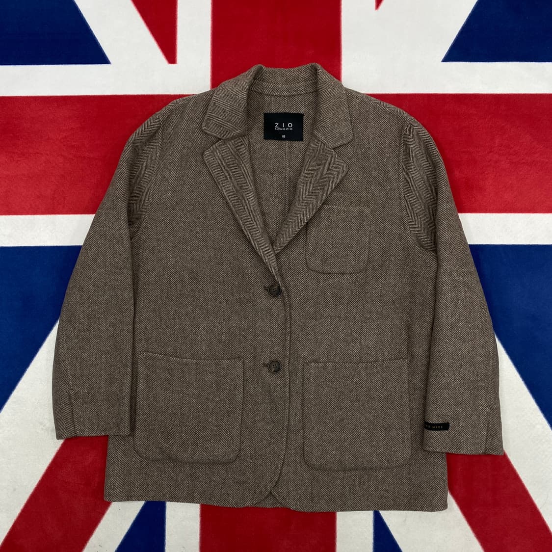 송지오 헤링본 자켓 여성88 상품이미지1