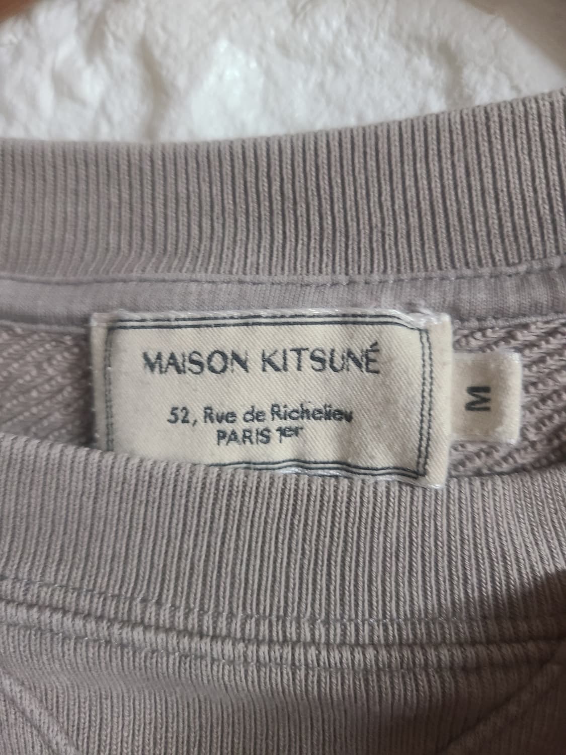 메종키츠네 폭스 헤드 맨투맨 M 상품이미지4