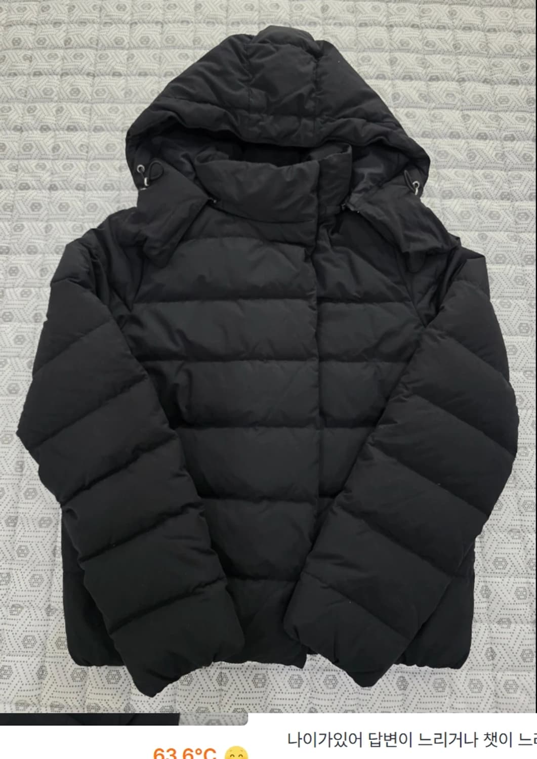 라코스테 여성 후드 숏패딩 160/80A ~55 상품이미지2