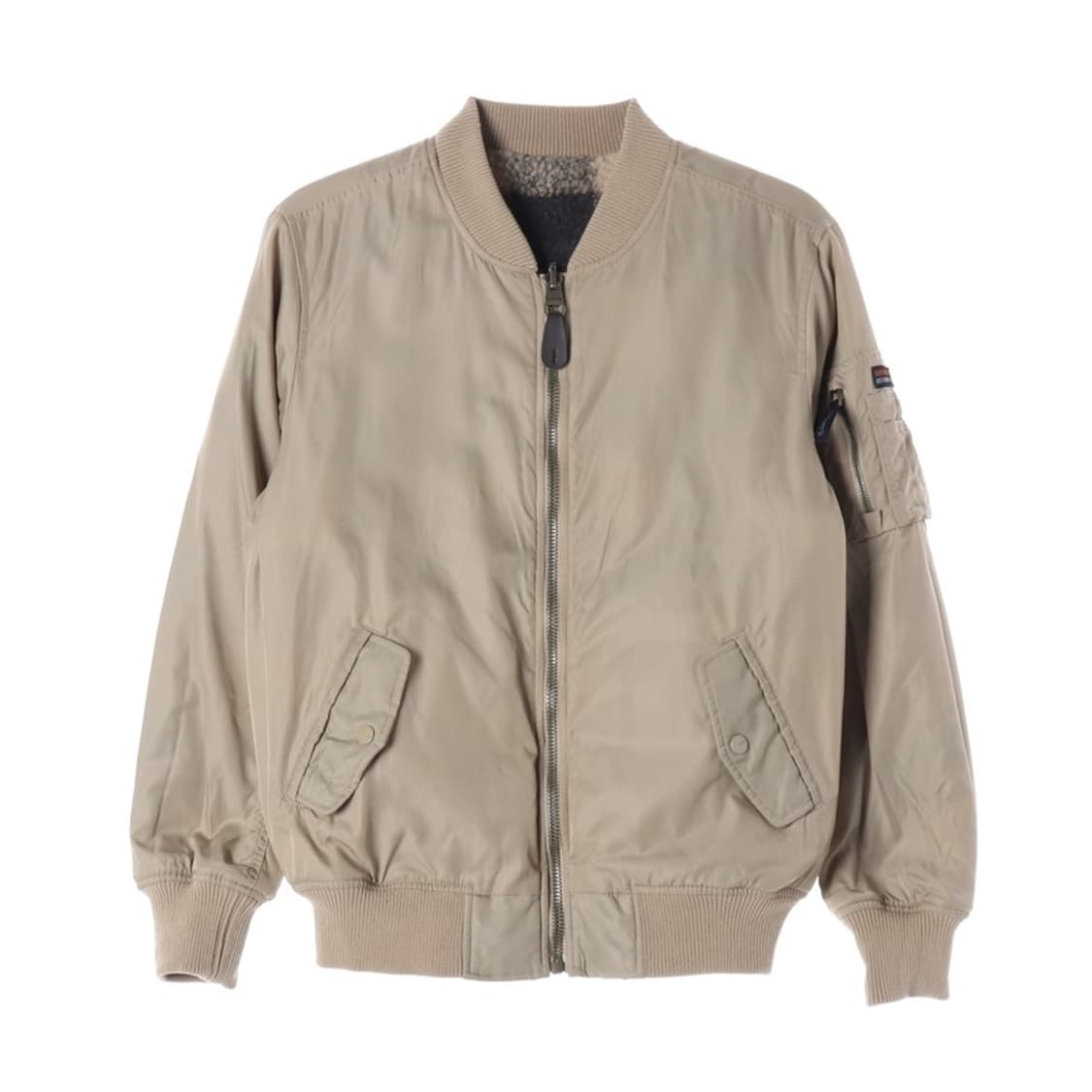 Jeep 빅 체크 보아 플리스 집업 자켓 M 상품이미지3