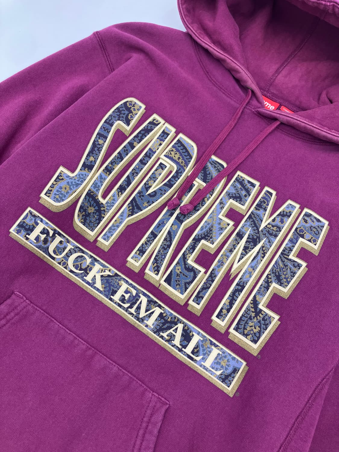 Supreme 슈프림 후드티 퍼플 상품이미지2
