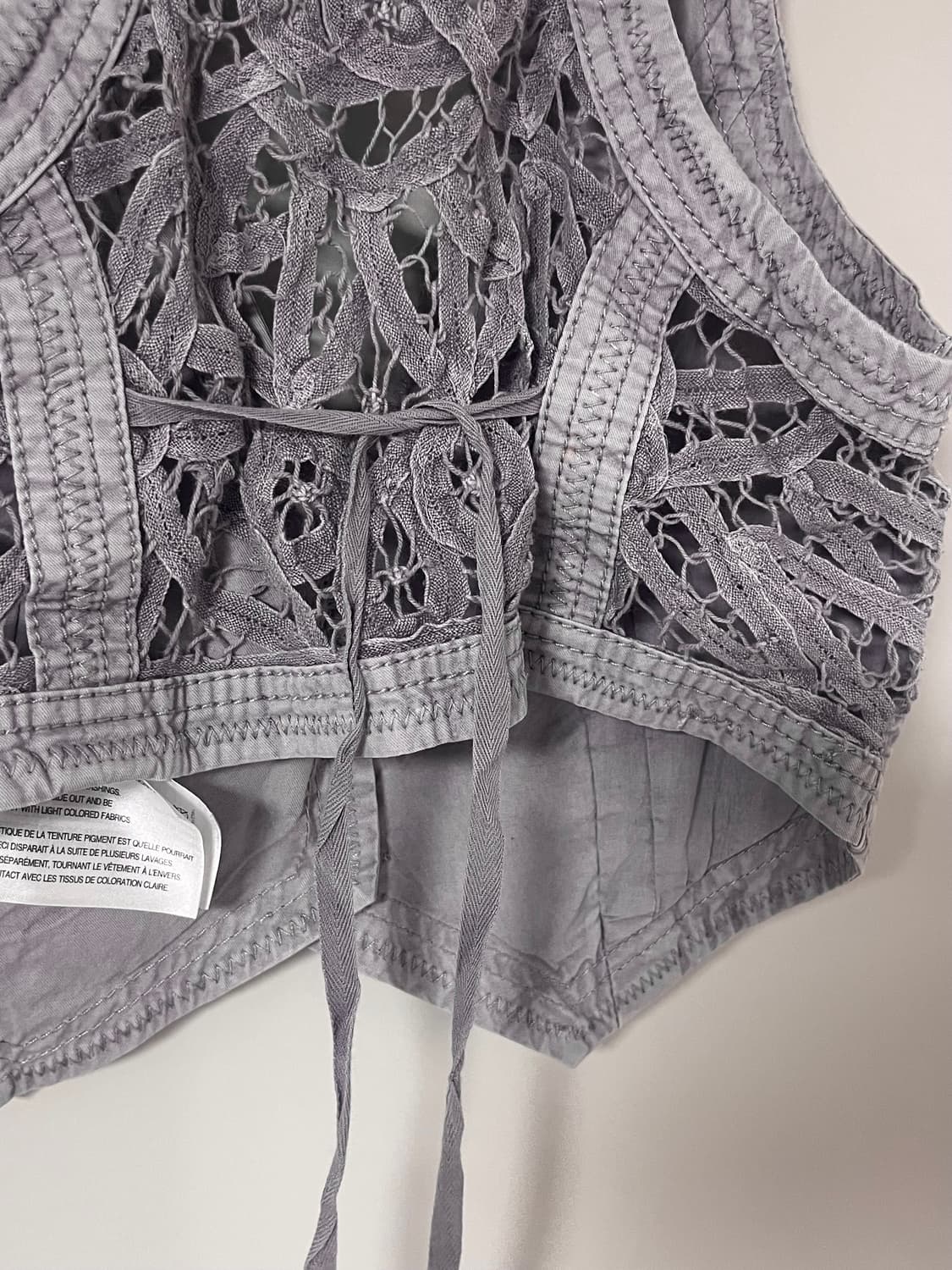 베스트 조끼 긱시크 모리 고스 갸루 00s 공겜 그레이 그런지 페어리 상품이미지4