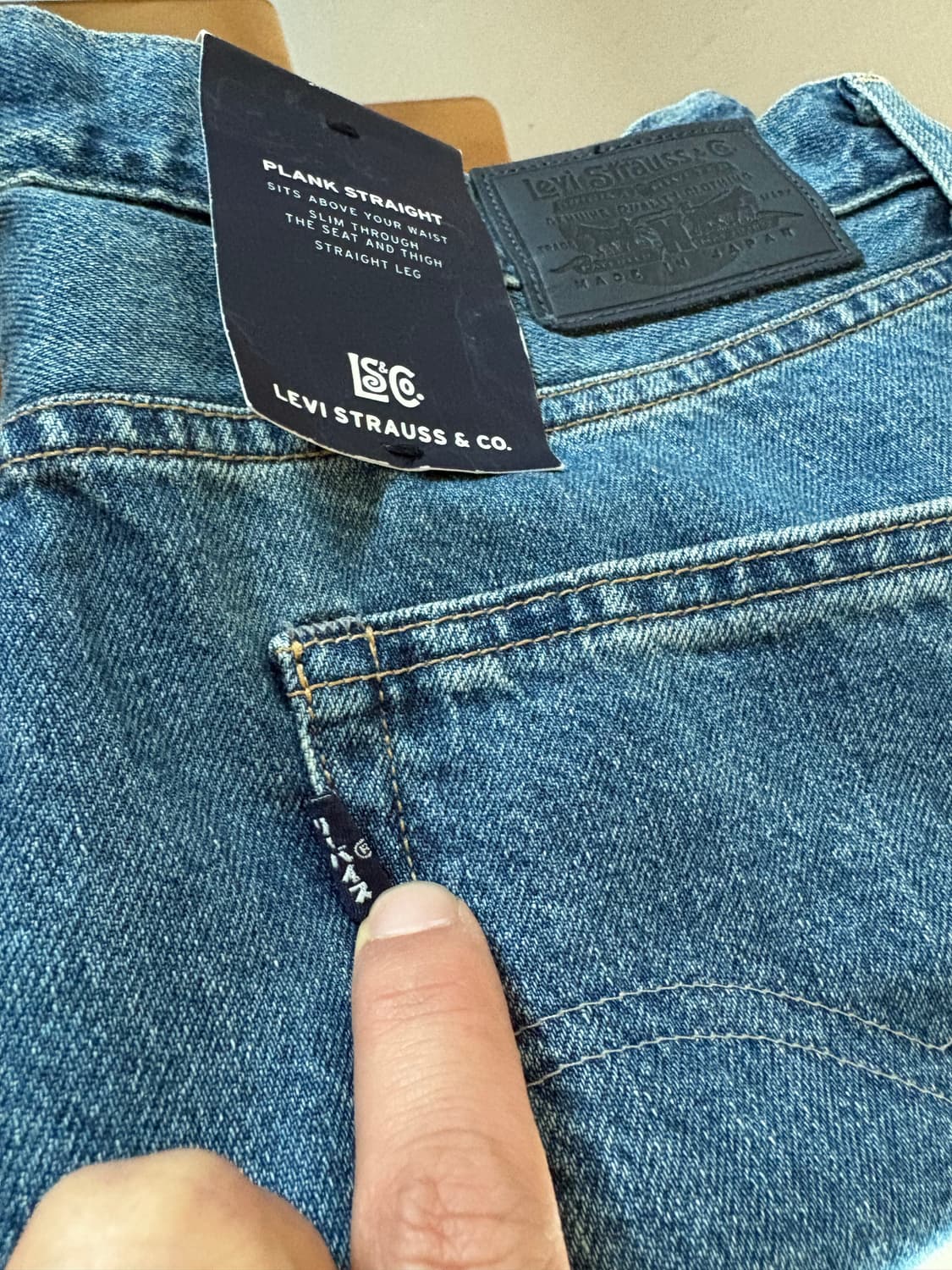 리바이스 블루탭 플랭크진 32x32 상품이미지3