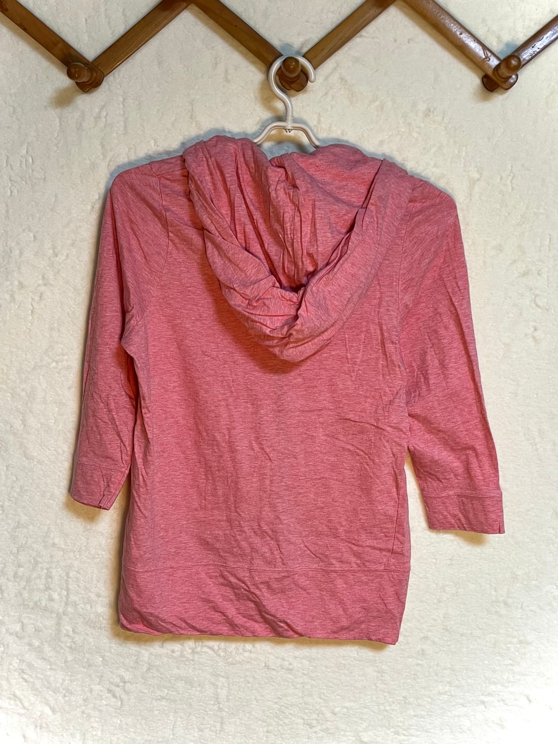 빈티지 핑크 후드 집업 상품이미지2