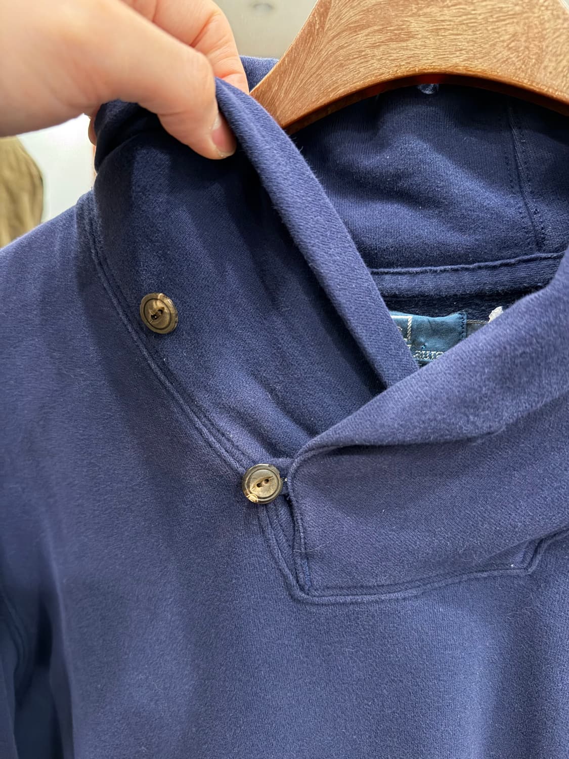 Polo ralph lauren 폴로 랄프로렌 숄카라 니트 (navy) 상품이미지4