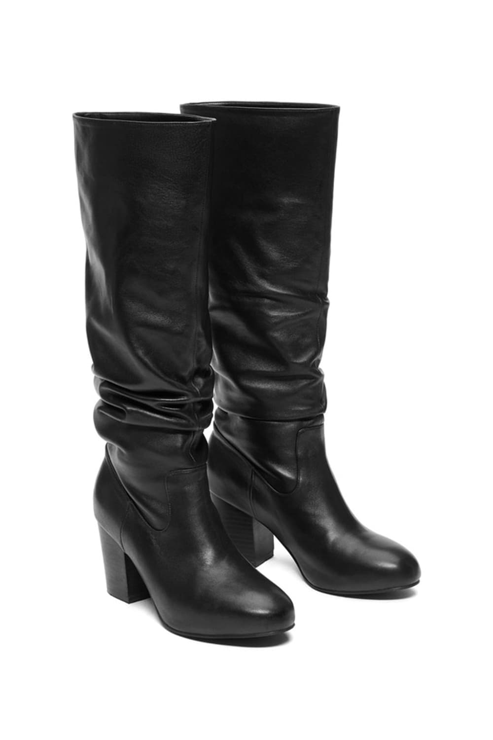 다이닛 부츠 DEINET RIMPLE LONG BOOTS IN BLACK 상품이미지5