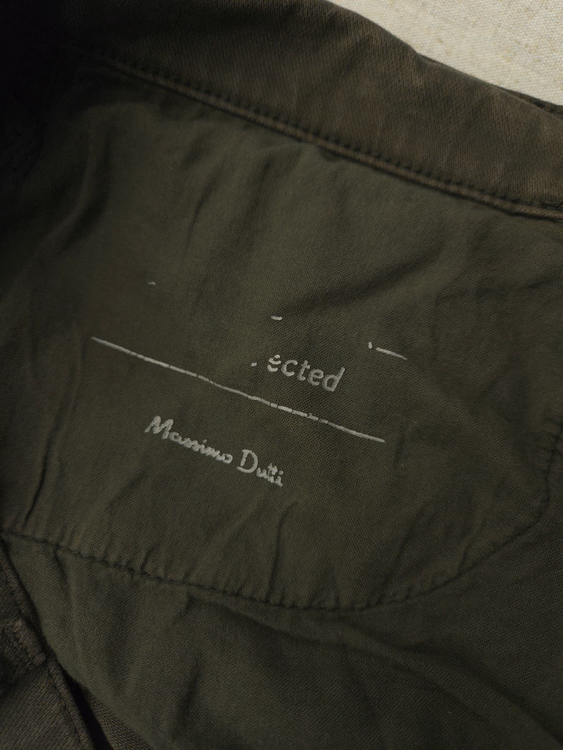 마시모두띠 카키색 남성 면바지 상품이미지7