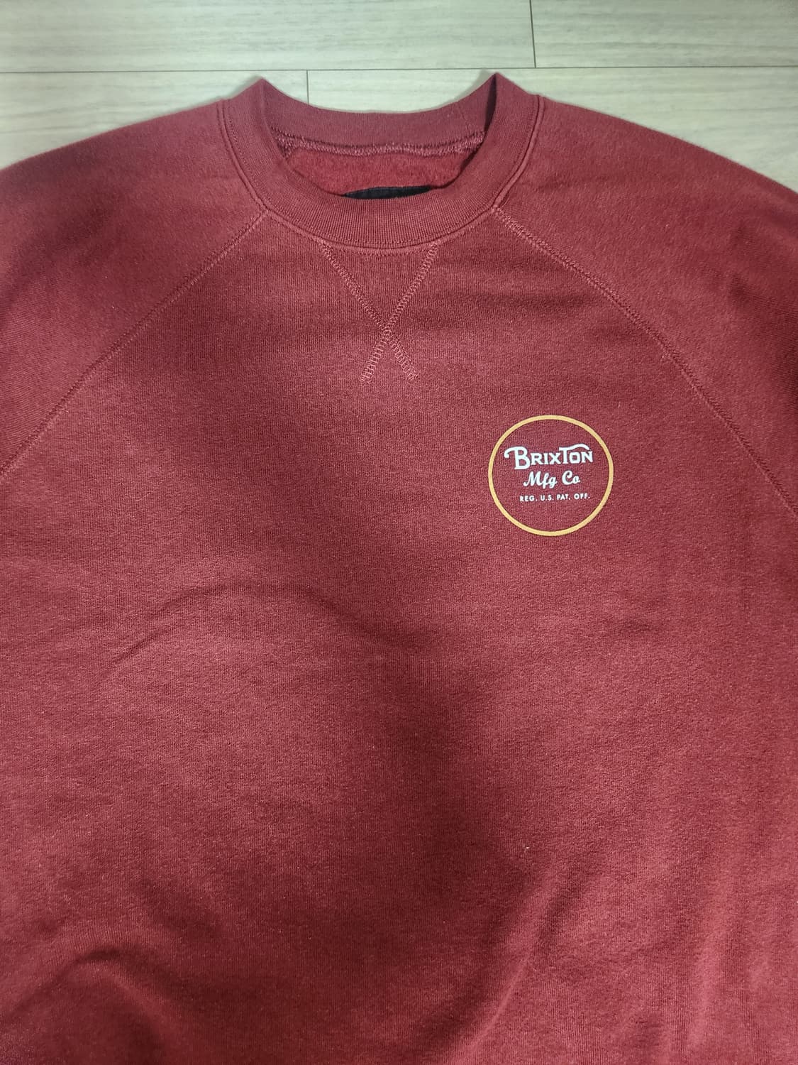 Brixton 버건디 랭글런 맨투맨 상품이미지4