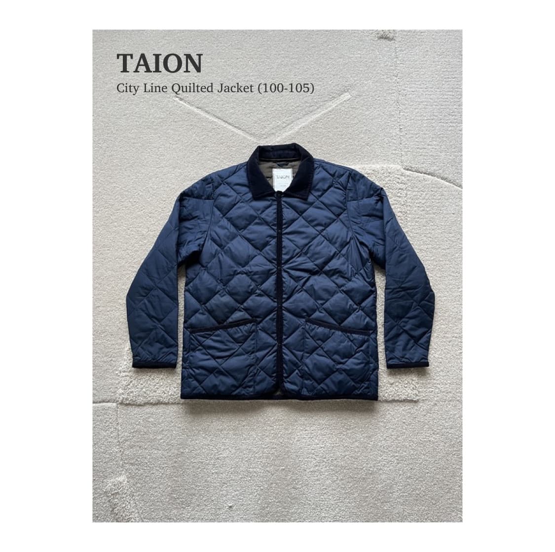 타이온 시티라인 퀄티드 자켓 (100-105) 상품이미지1