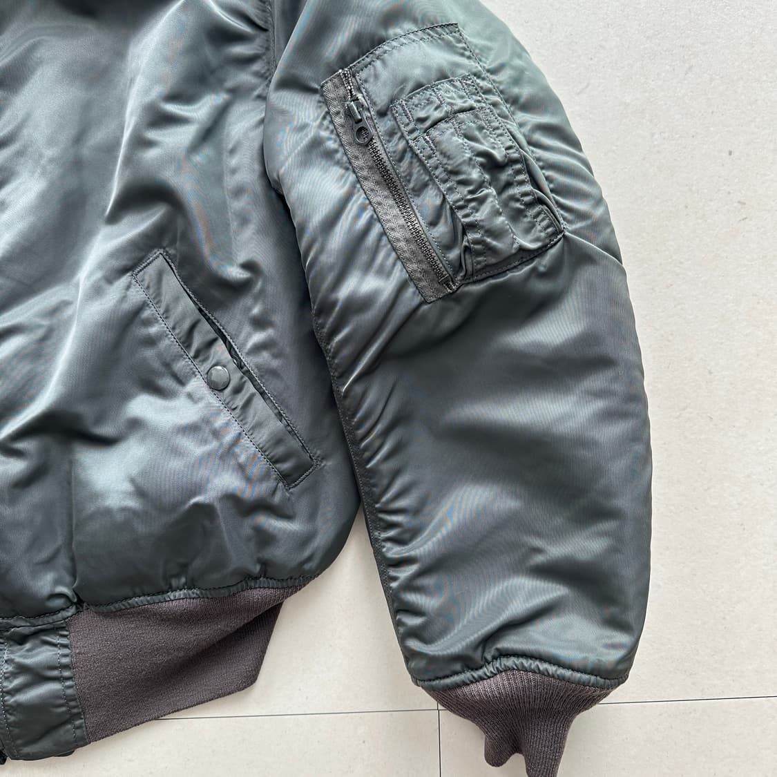 60s 오리지널 USAF 미공군 MA-1 D타입 항공점퍼 M 상품이미지3