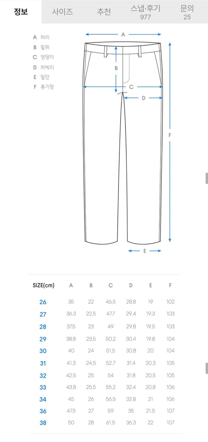 무탠다드 퍼티그 팬츠 (30사이즈, 3종 일괄) 상품이미지4