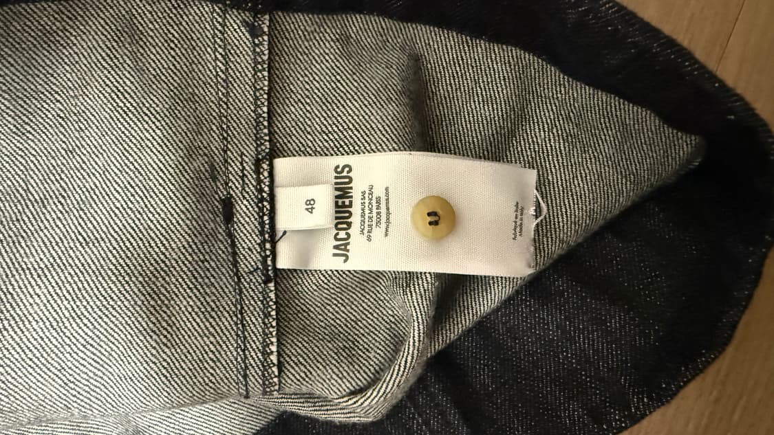 [48] 자크뮈스 알로에 드 님 데님 셔츠 다크 네이비 상품이미지6