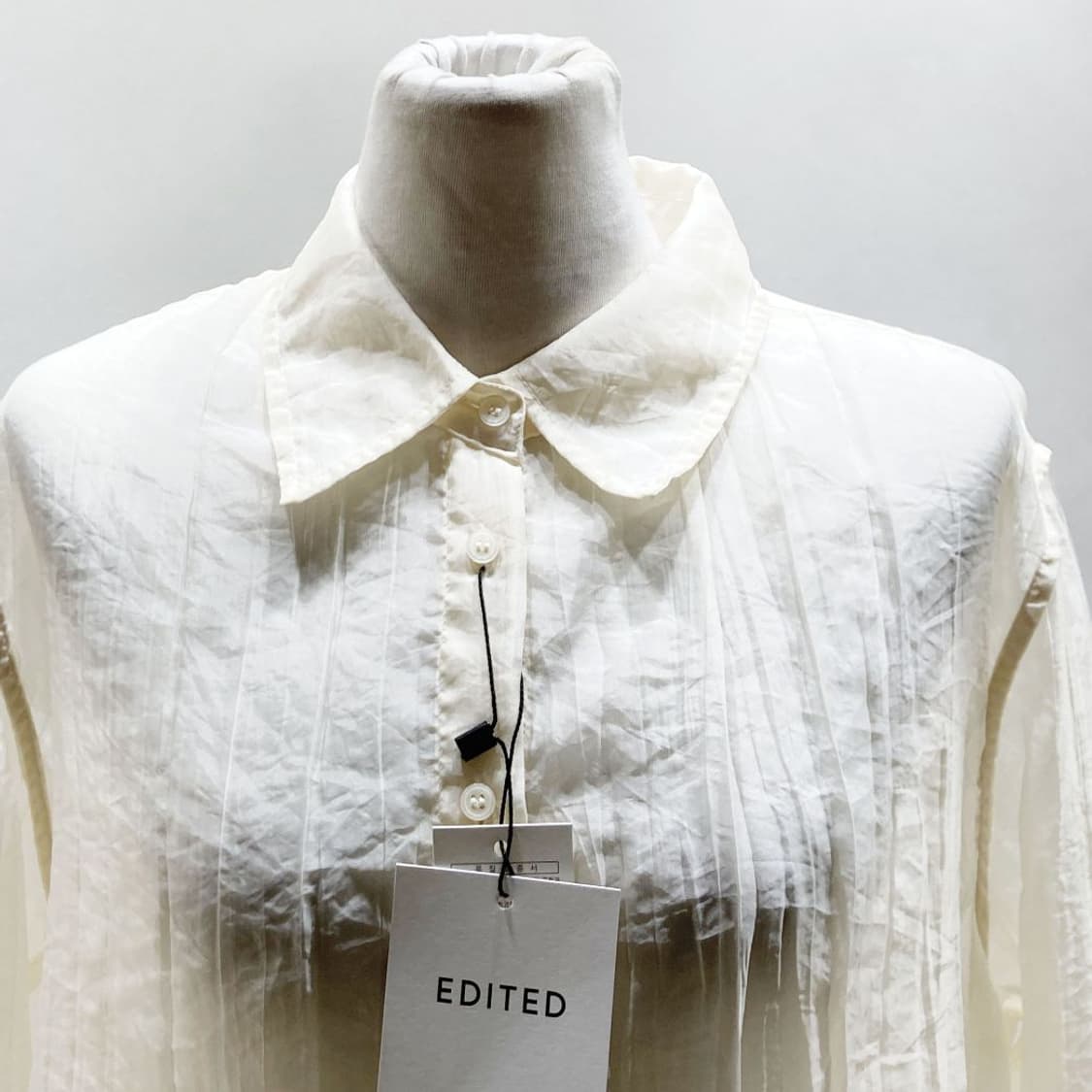 에디티드 2025 시스루 블라우스 66  상품이미지2