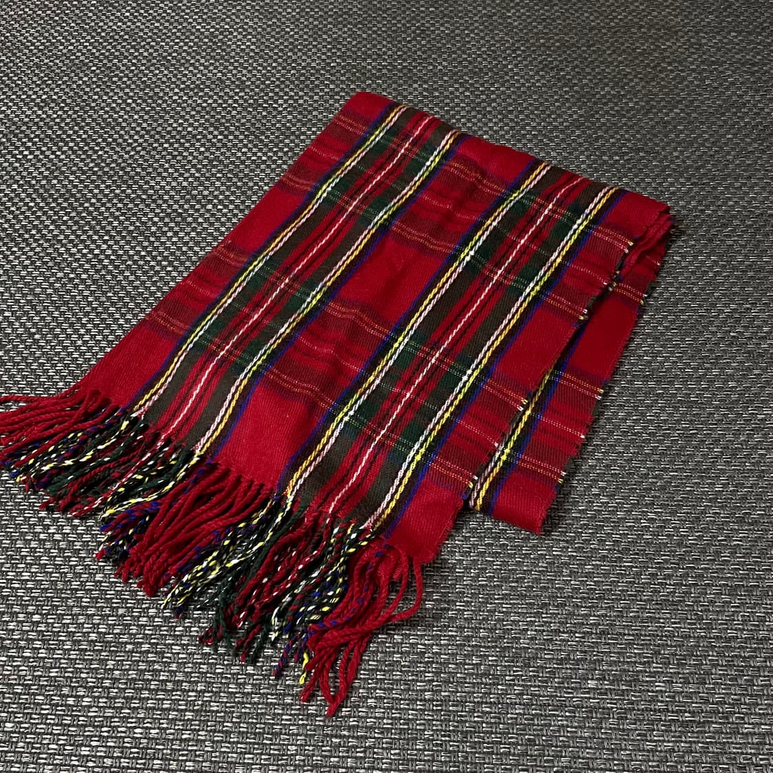 빈티지 레드 크리스마스 머플러 상품이미지3