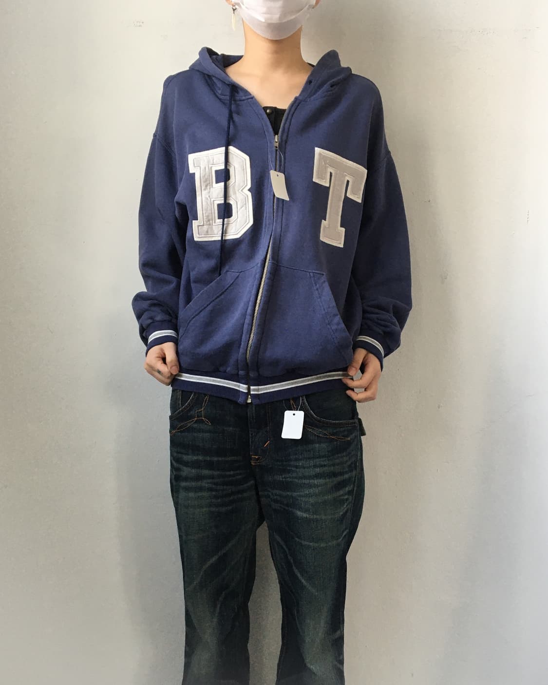 patch point hood zip up 상품이미지7