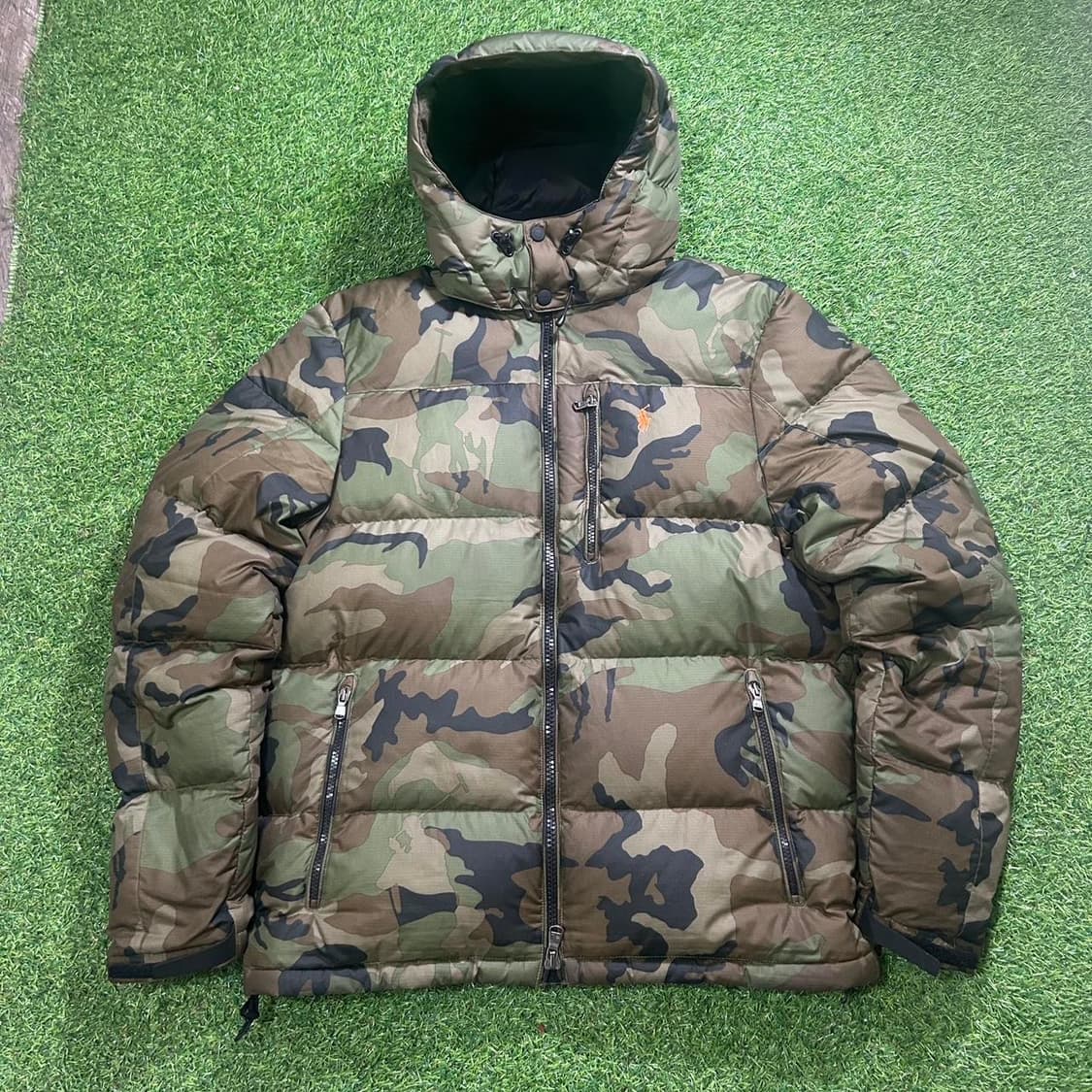 10s 폴로 랄프로렌 카모 다운 패딩 자켓 카모플라주 상품이미지1