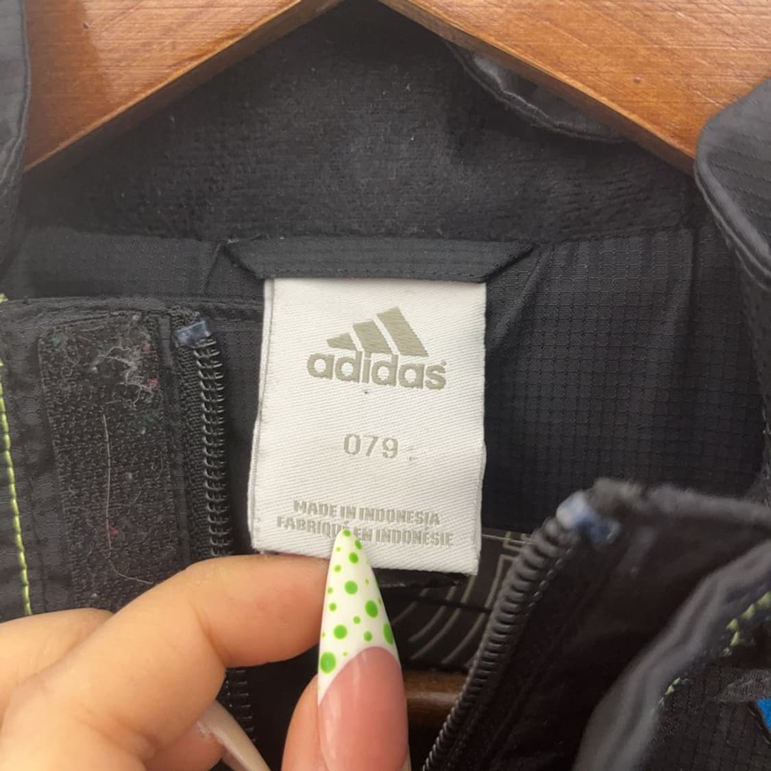 아디다스 올드스쿨 레트로 빈티지 배색 바람막이 자켓 79 C09309 상품이미지5