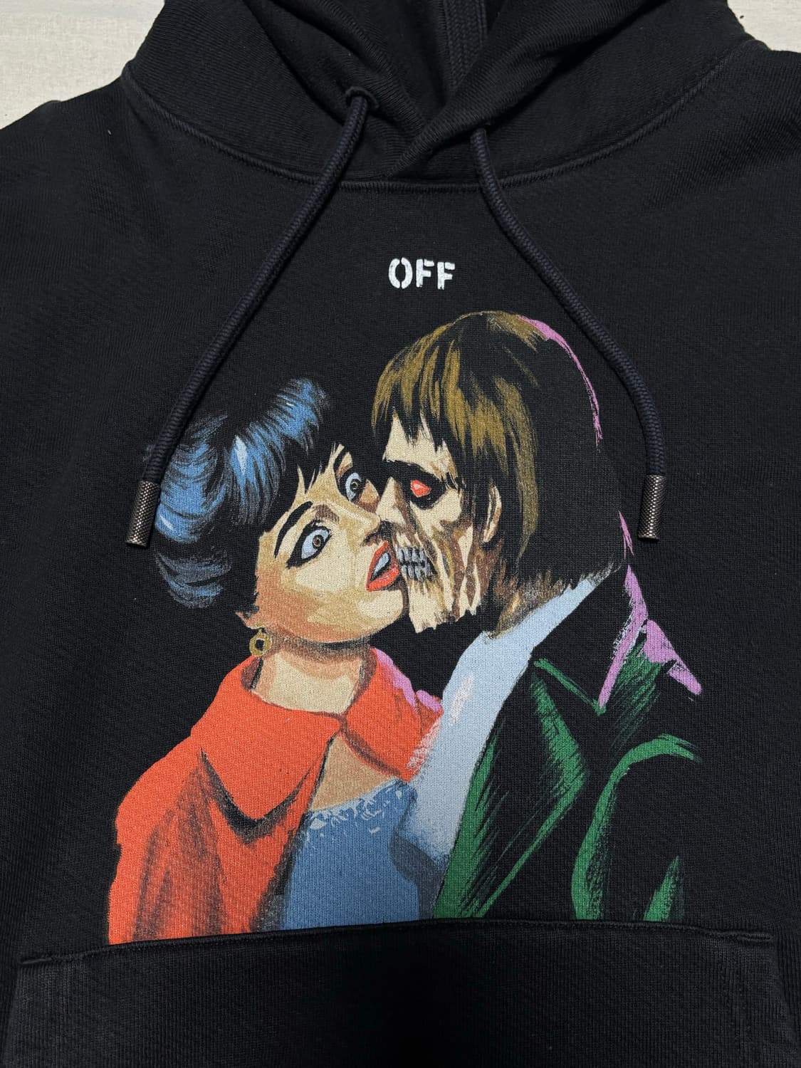 오프화이트 키스 그래픽 후드티 [S] 상품이미지2