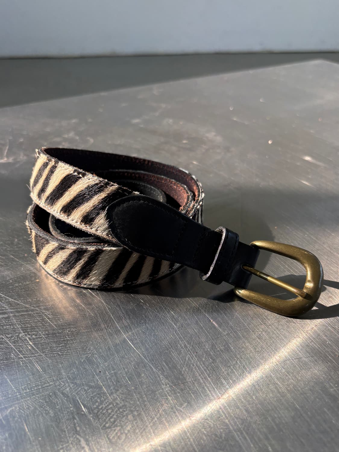 Haircalf Leather Belt 상품이미지1