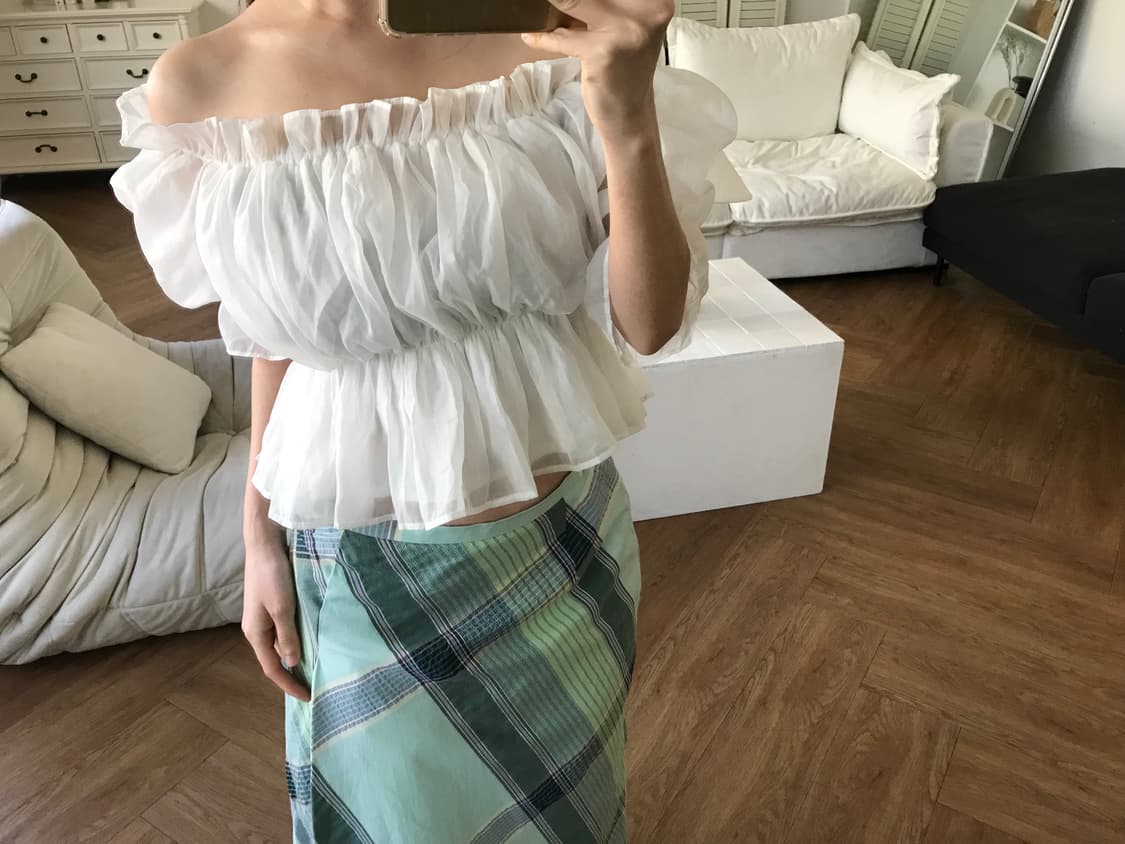 vintage puff blouse 상품이미지1