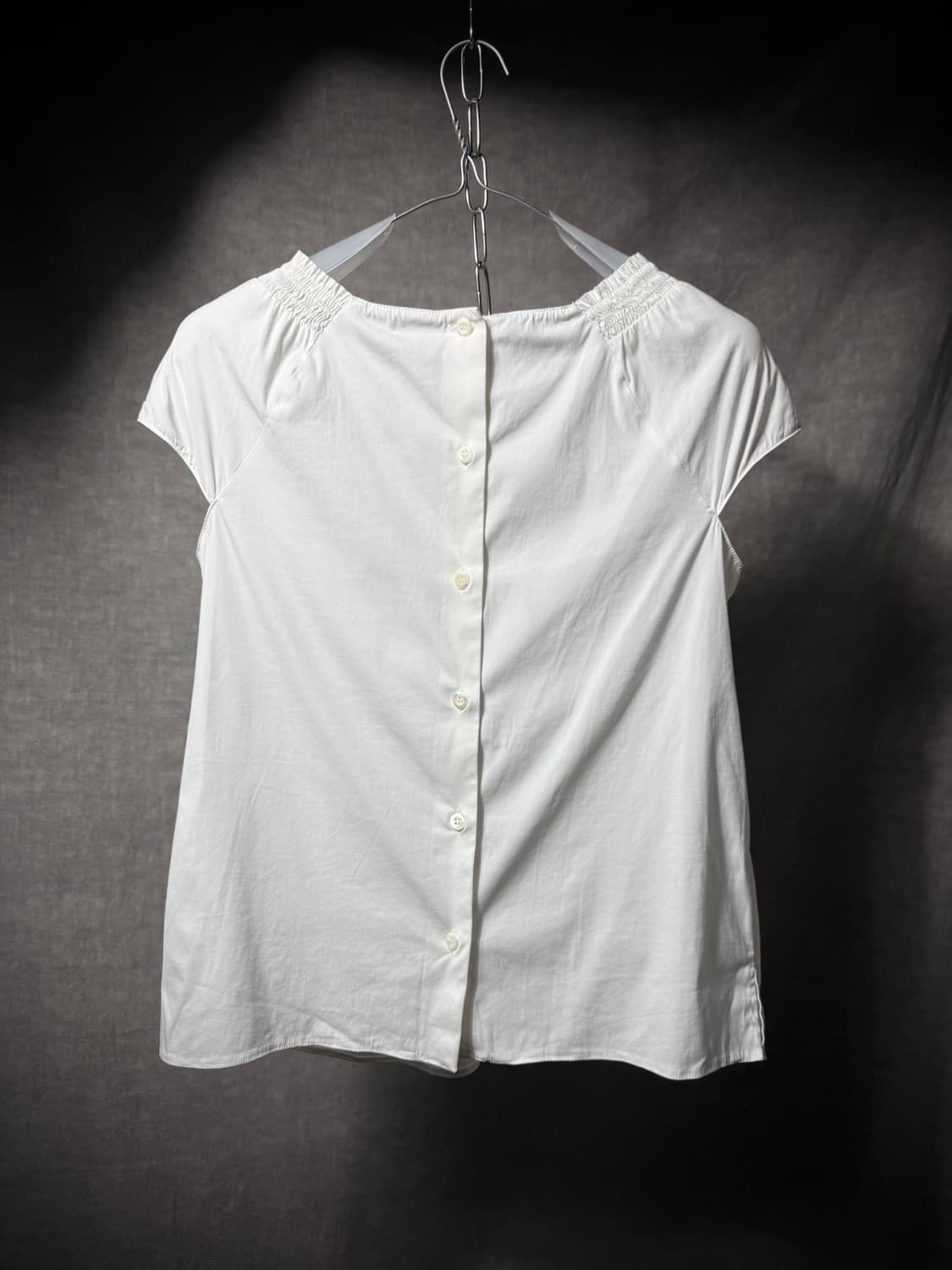 Prada 15SS Shirred Back Button Blouse   상품이미지5