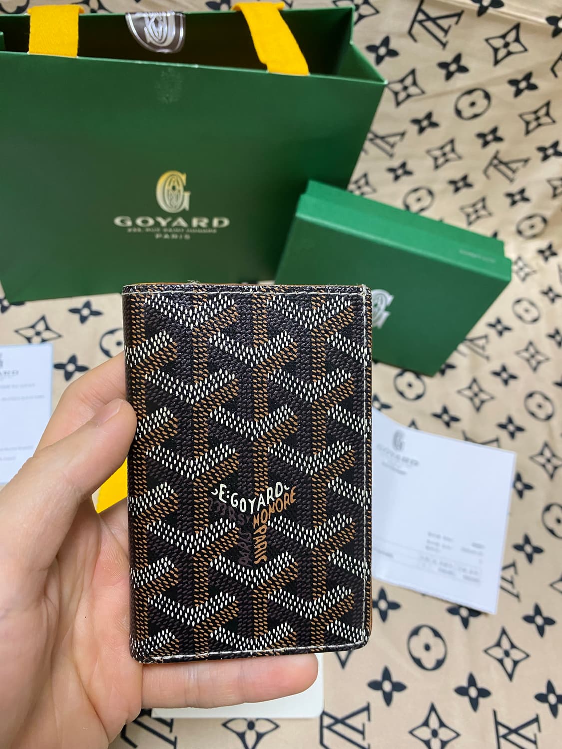 고야드 생피에르 오거나이저 블랙 탄 상품이미지3