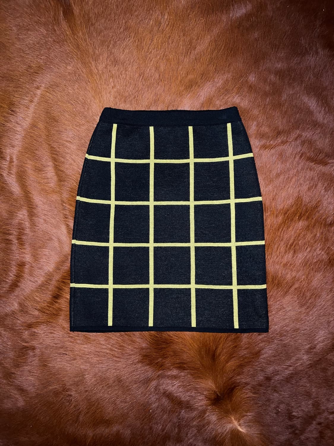 plaid knit skirt 상품이미지1