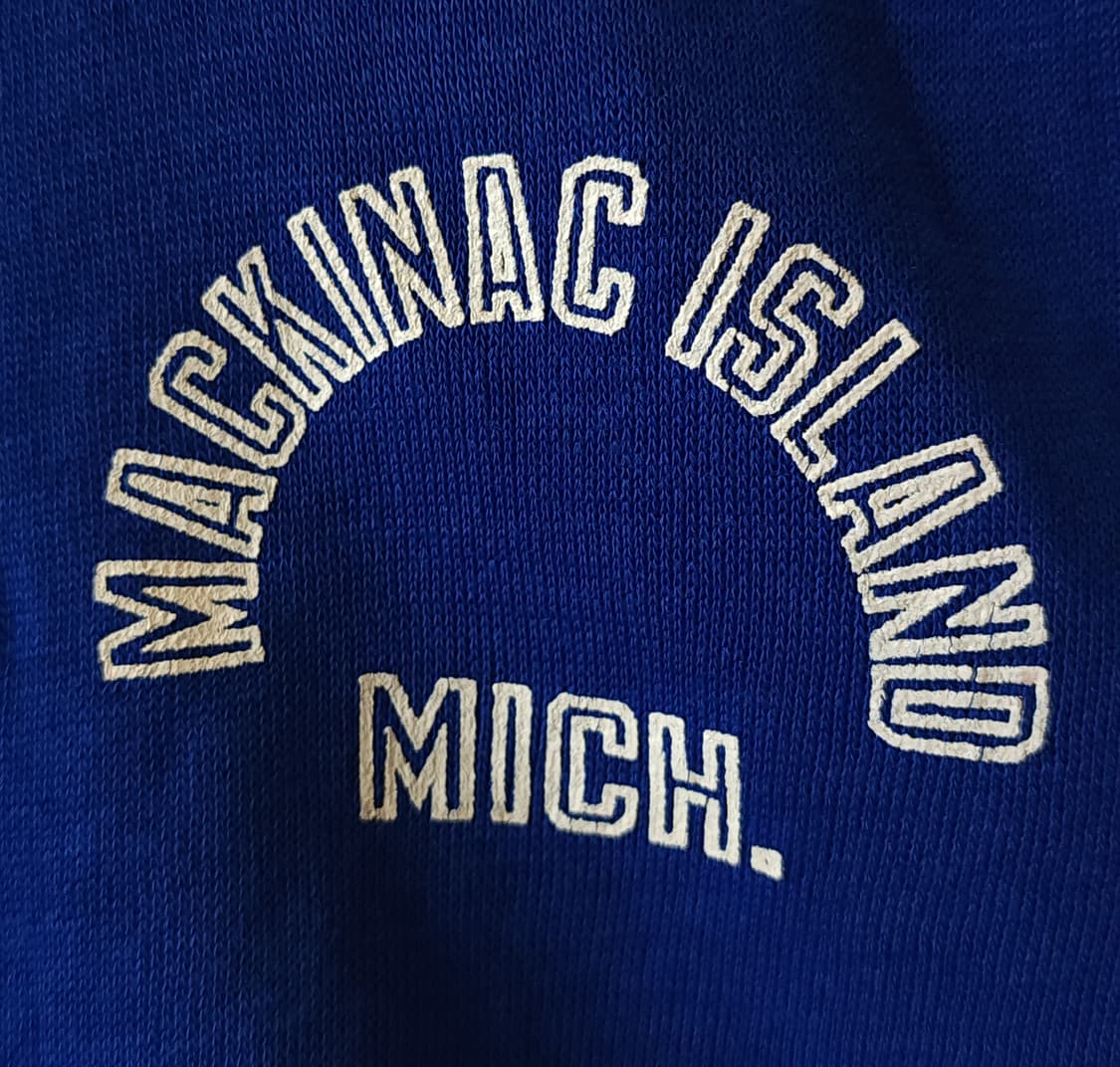 70s 빈티지 트랙자켓 집업자켓 매키낵 아일랜드 로열블루 m 상품이미지6