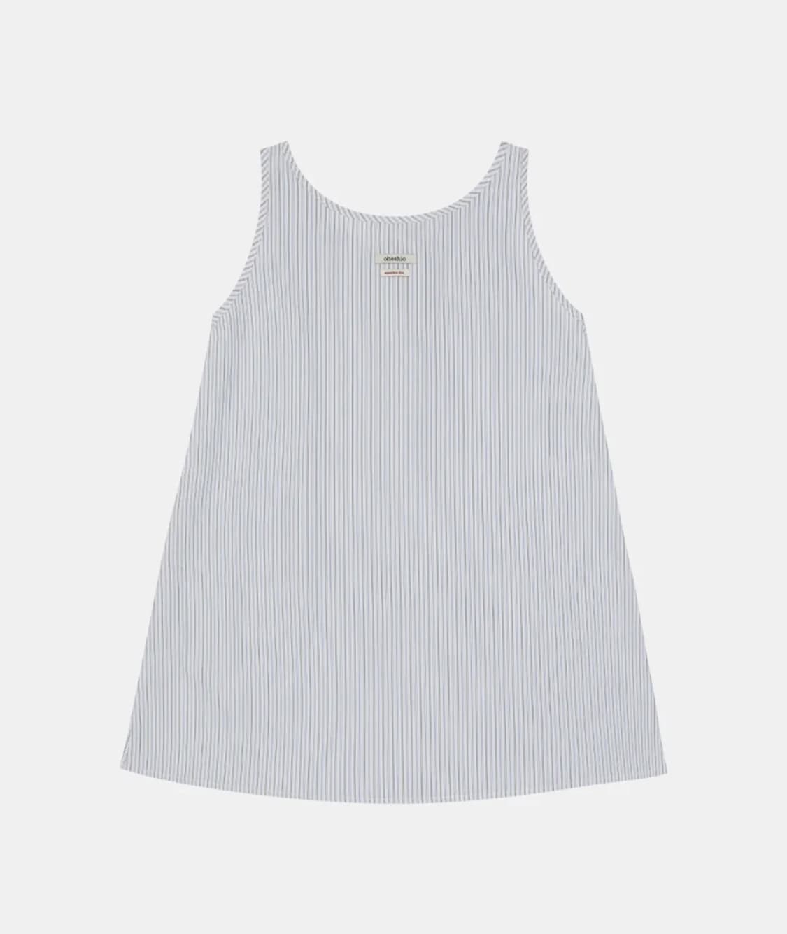 오헤시오 PINTUCK LAYERED MINI DRESS, STRIPE 상품이미지2