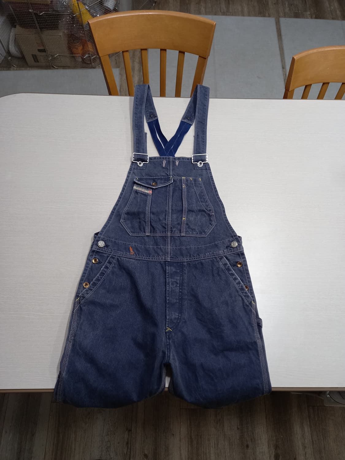 28-30 DIESEL 멜빵 배기 카펜터데님 30-190 상품이미지1