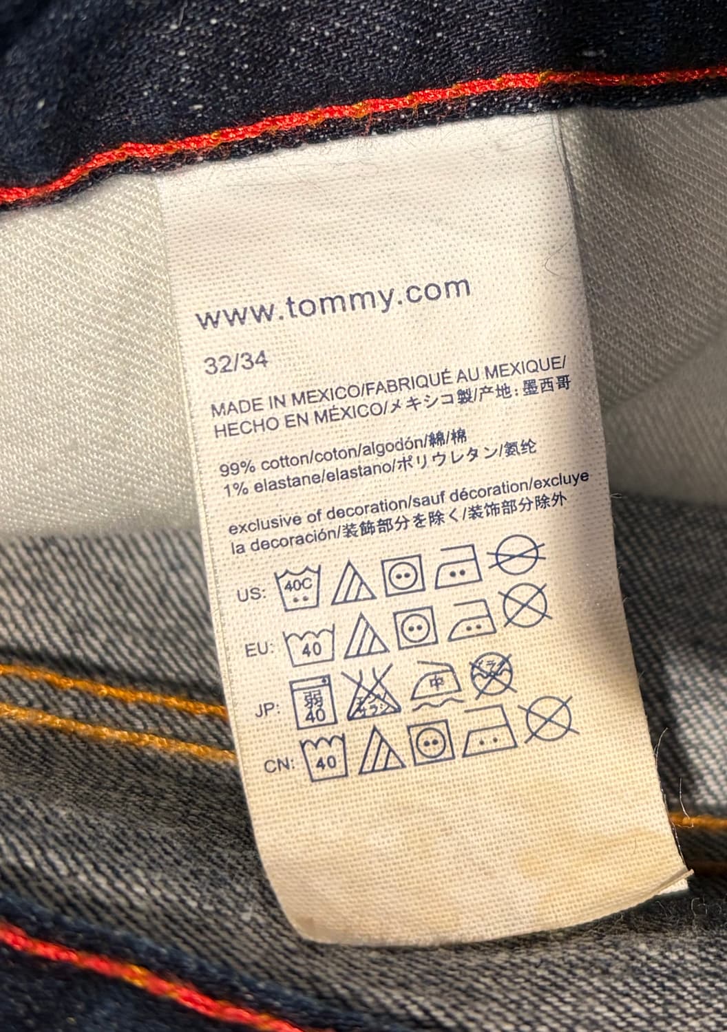 타미힐피거 슬림핏 데님 상품이미지7