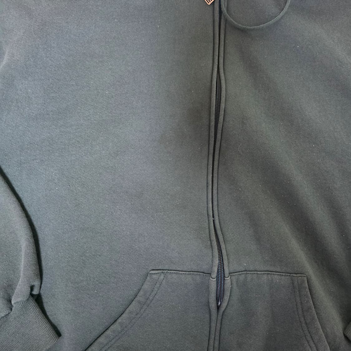 [XL] 90s 빈티지 러셀 애슬레틱 딥그린 후드집업 상품이미지3