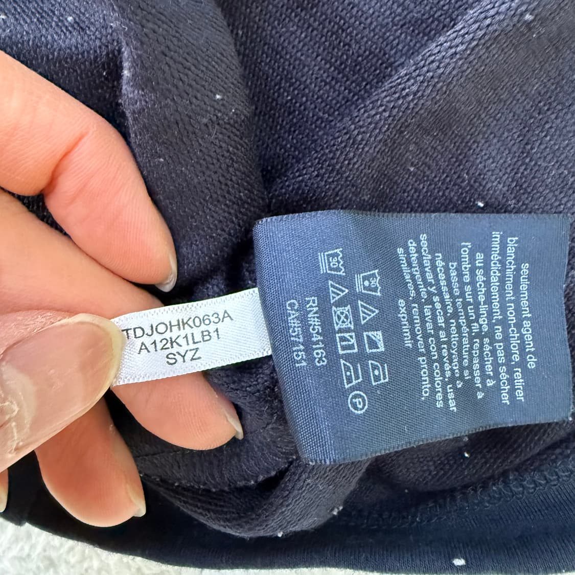 실측확인 타미힐피거 후드 긴팔 원피스 0310T 상품이미지4