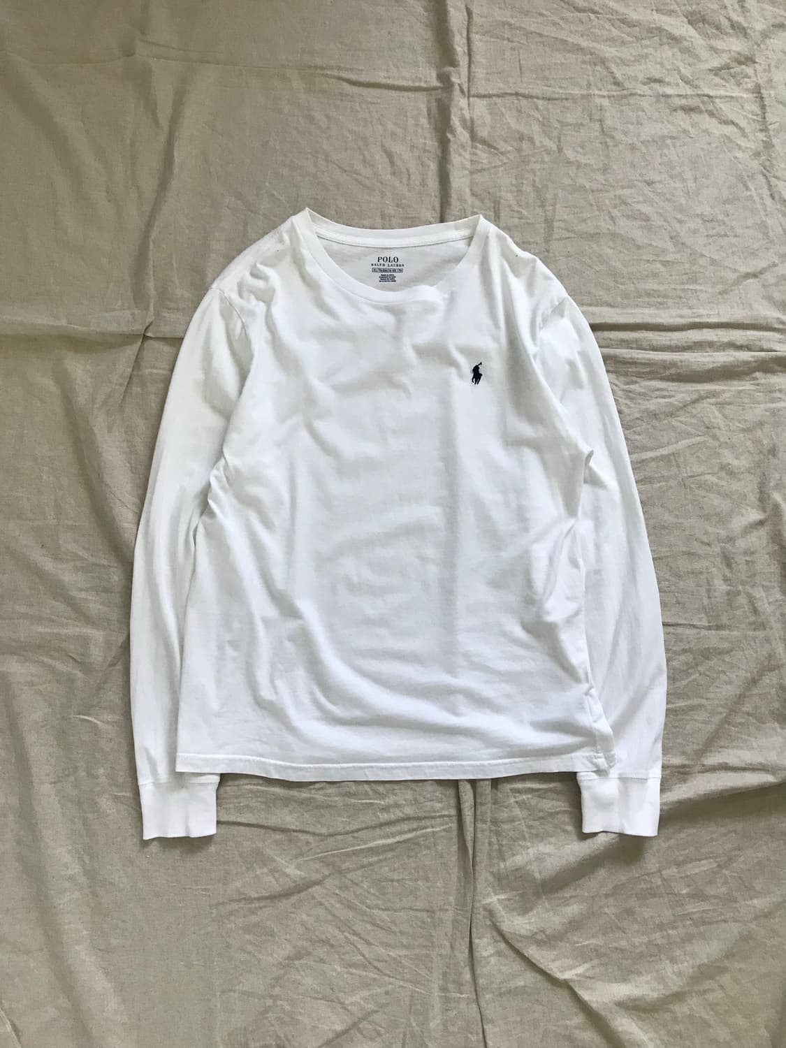 폴로 랄프로렌 포니로고 화이트 롱슬리브티 상품이미지6