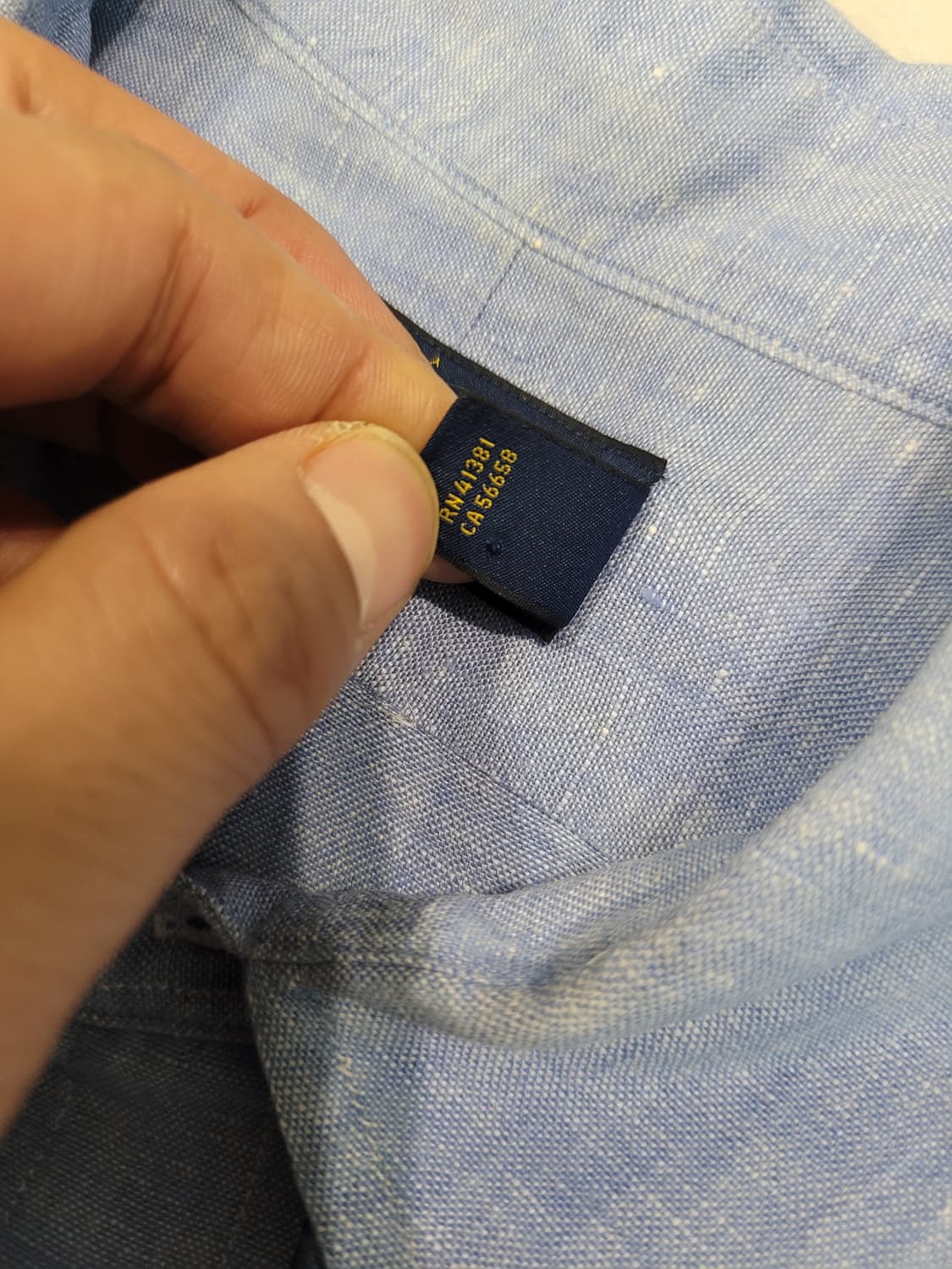 폴로 랄프로렌 클래식 리넨 셔츠 (하와이 구매) 상품이미지4